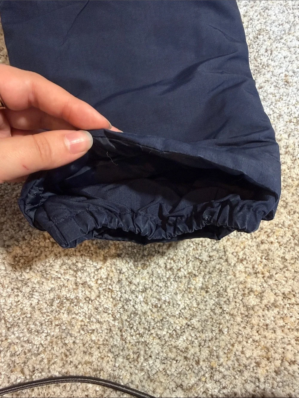 The Children's Place Navy Snow Overalls